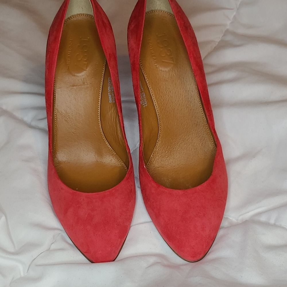 Madewell kidsuede pointy pump